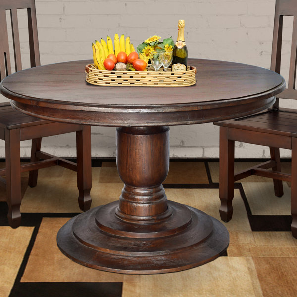 Ophelia & Co. Felecia Round Solid Wood Dining Table & Reviews | Wayfair